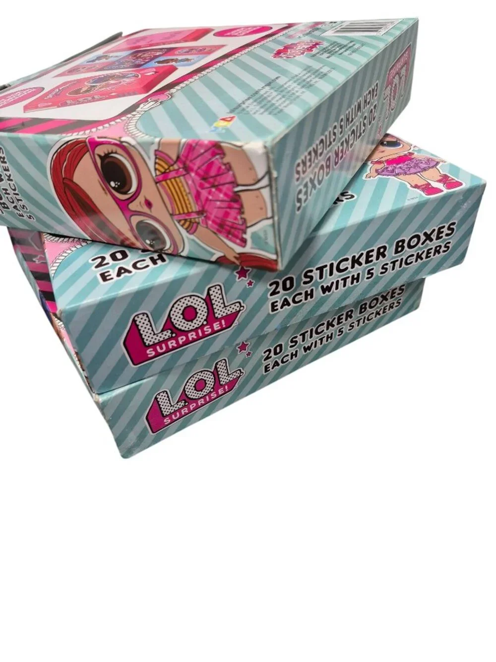 LOL Surprise Stickertreats 20 Sticker Boxes With 5 Stickers Each